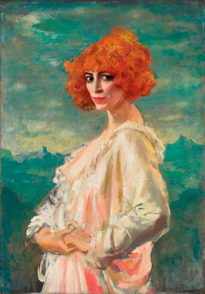Augustus Edwin John, Ritratto della marchesa Luisa Casati, 1919