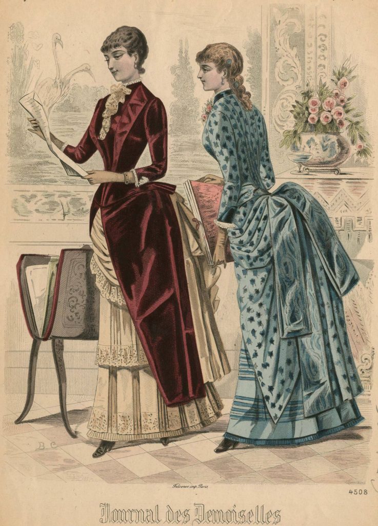 Journal des Demoiselles, figurini del 1885