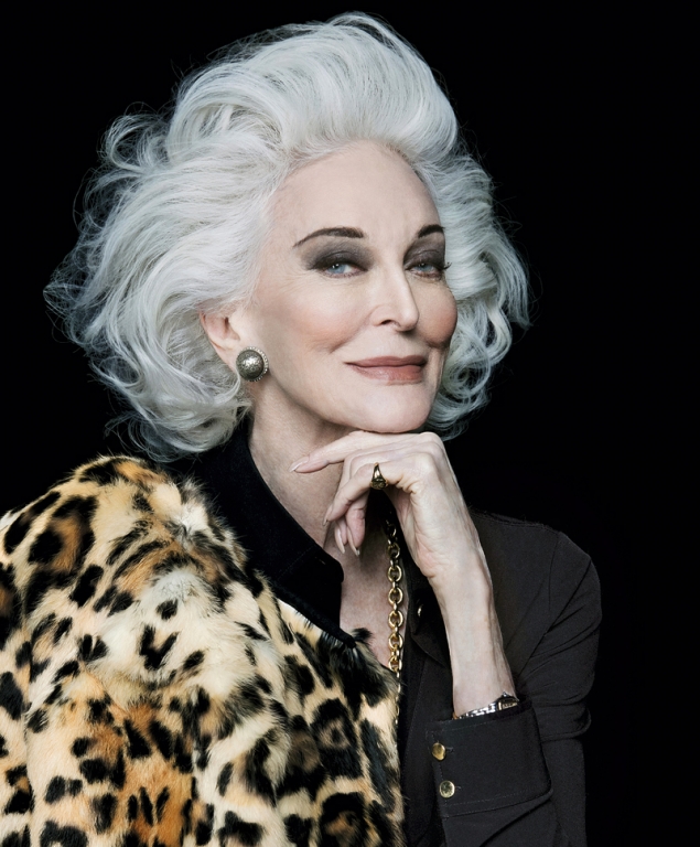 Carmen Dell'Orefice nel 2016, foto Anne-Marie Von Sarosd