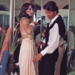 Halston con Anjelica Huston, anni Settanta