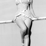Marylin Monroe in bikini a pois, 1951, da Pinterest