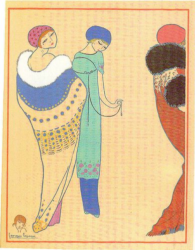 Illustrazione tratta da "Les choses de Paul Poiret vues par George Lepape", 1911