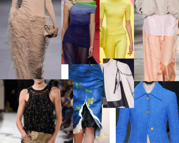 Alcune tendenze PE 2023 dalle sfilate di Valentino, Prada, Dies Van Noten, Salvatore Ferragamo, Stella McCartney, Sacai, Proenza Schouler e Chloé